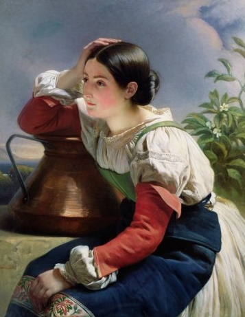 Young Italian Girl at the Well